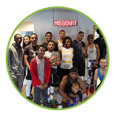 Group of MissionFit teammates