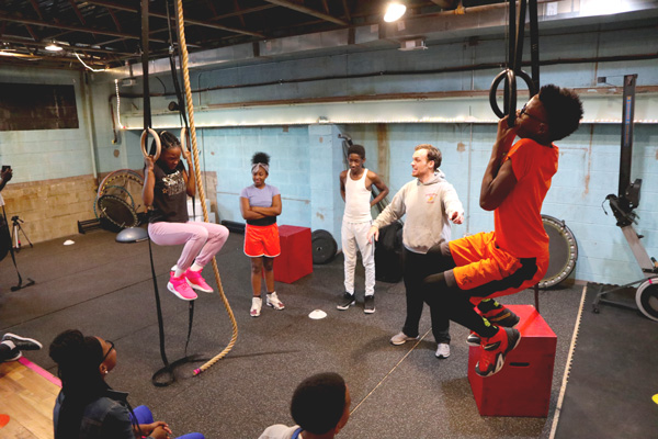 A group training class at MissionFit